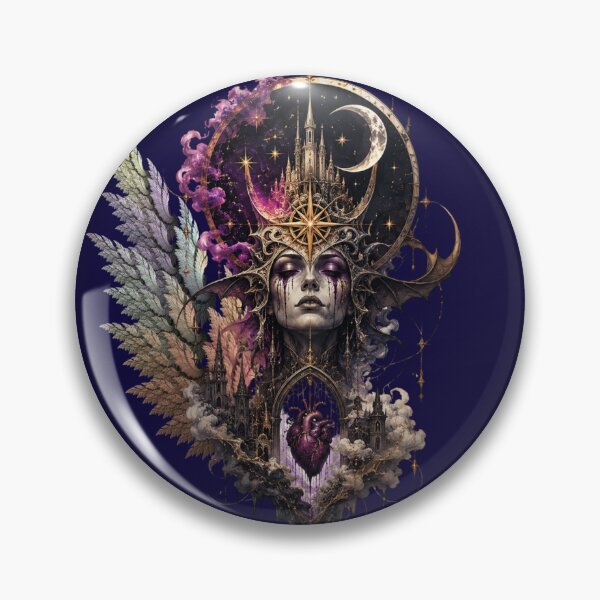 Item preview, Celestial Gothic Queen | Dark Fantasy Surreal Art designed and sold by Horizon Prime.