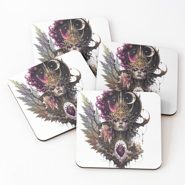 Item preview, Celestial Gothic Queen | Dark Fantasy Surreal Art designed and sold by Horizon Prime.