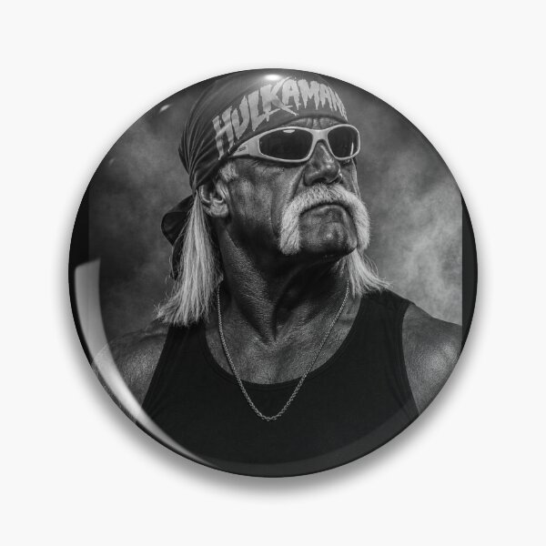 Artikelvorschau, Schwarz-weiße Hollywood-Kunst, inspiriert von Hulk Hogan und der WWE entworfen und verkauft von ARbyCharlie.
