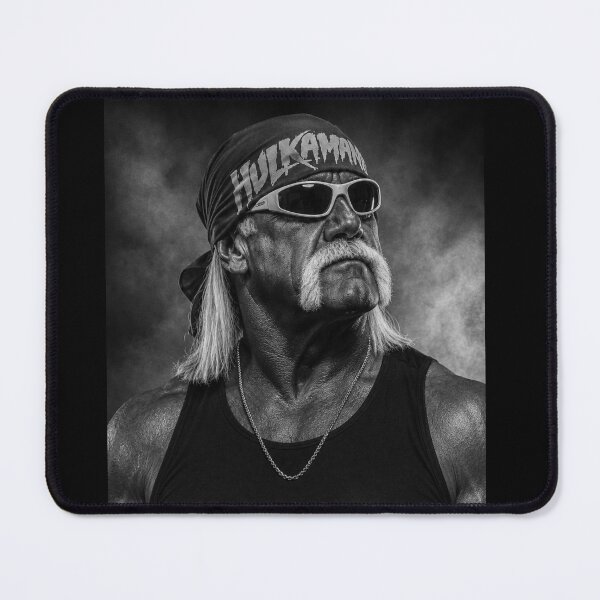 Item preview, Black & white Hollywood Hulk Hogan Inspired Wresting WWE Art designed and sold by ARbyCharlie.