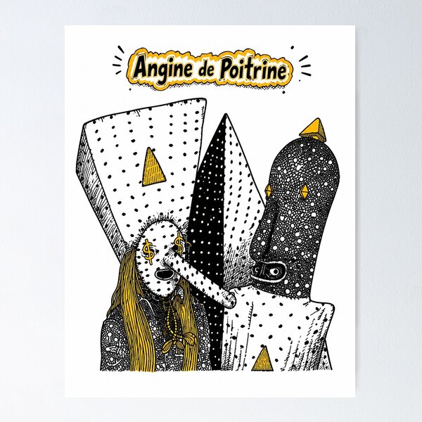 Item preview, Angine de Poitrine band (fan art) designed and sold by PopCultureAndStuff.
