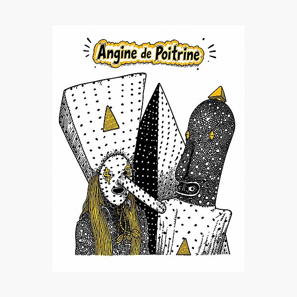 Item preview, Angine de Poitrine band (fan art) designed and sold by PopCultureAndStuff.