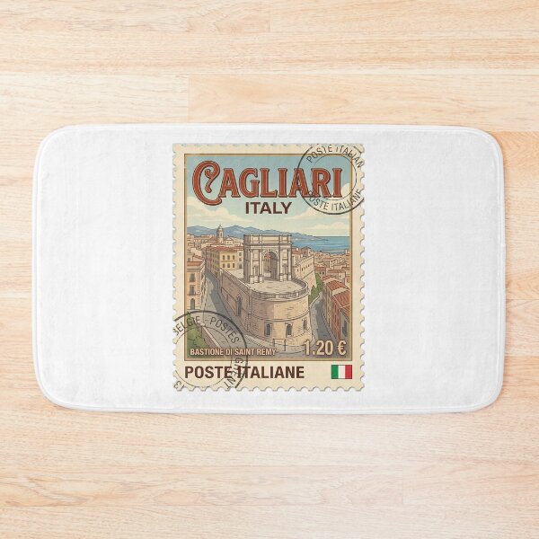 Item preview, Vintage Cagliari Italy Travel Stamp Saint Remy designed and sold by k3rstman1.