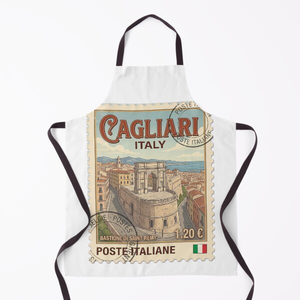 Item preview, Vintage Cagliari Italy Travel Stamp Saint Remy designed and sold by k3rstman1.