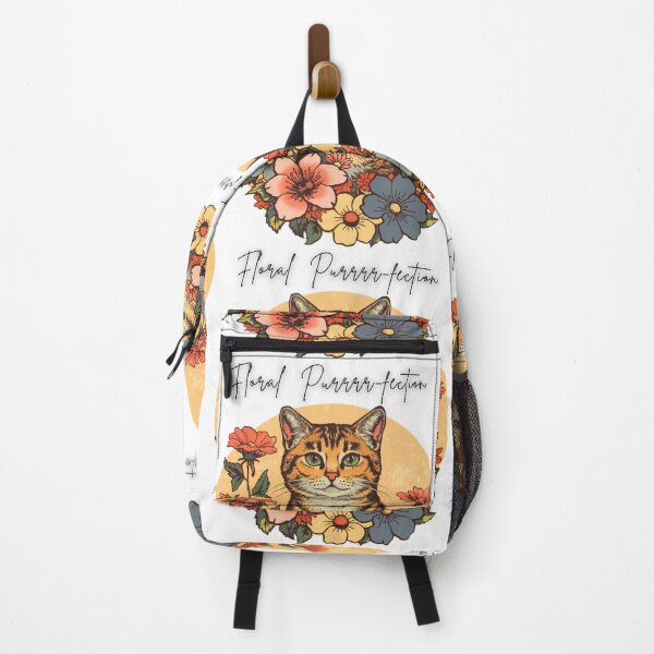 Item preview, A Cat with Flowers Cat Lover Gifts designed and sold by SabinasDesign.