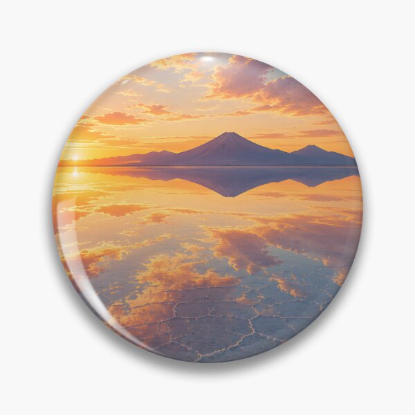 Item preview, Salar de Uyuni Bolivia Vintage Travel Poster No. 399 | Retro Salt Flats Wall Art designed and sold by bauschberts.