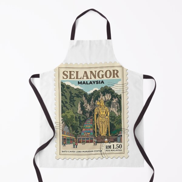Item preview, Selangor Malaysia Batu Caves Murugan Travel Stamp designed and sold by k3rstman1.