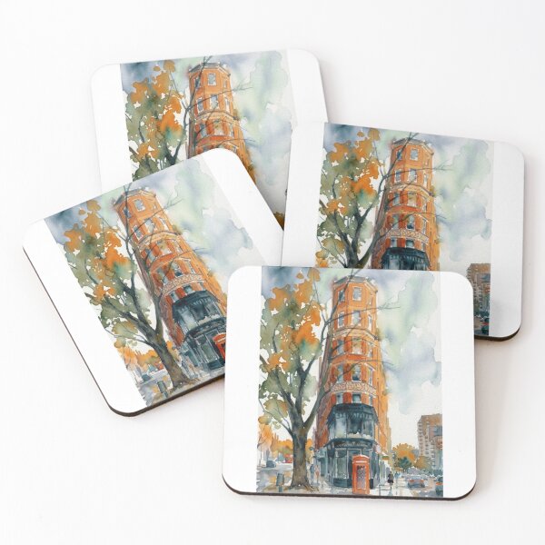 Item preview, London Flatiron Corner – Clerkenwell Watercolor designed and sold by caracatita75.