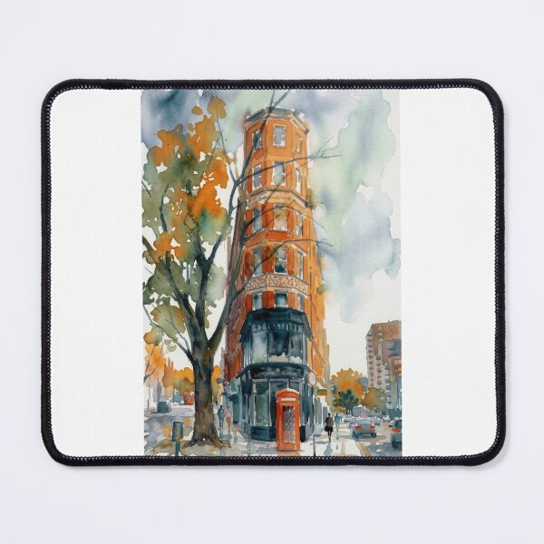 Item preview, London Flatiron Corner – Clerkenwell Watercolor designed and sold by caracatita75.