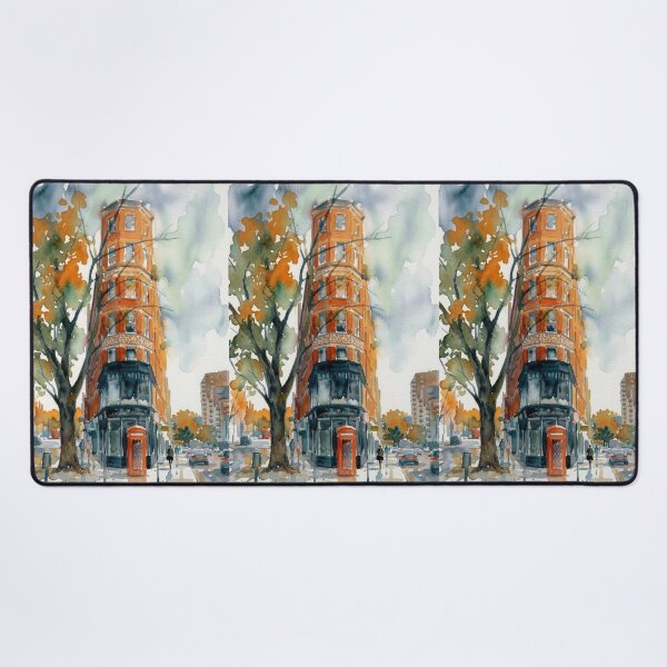 Item preview, London Flatiron Corner – Clerkenwell Watercolor designed and sold by caracatita75.