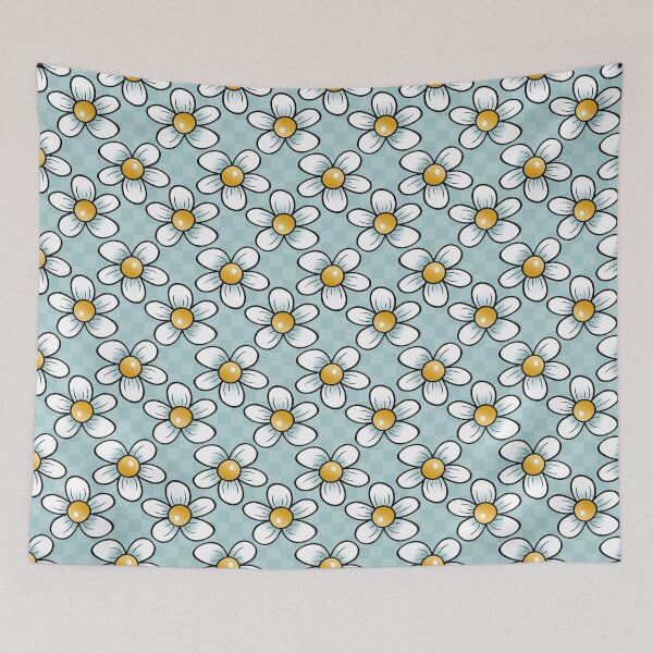 Item preview, Retro Daisy Checkerboard designed and sold by LC-Handmade.
