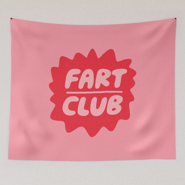 Item preview, Fart Club Badge (Red) designed and sold by yellowflowerhut.