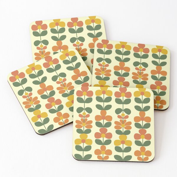 Item preview, Mid-Century Modern Geometric Flowers designed and sold by Funny meme.