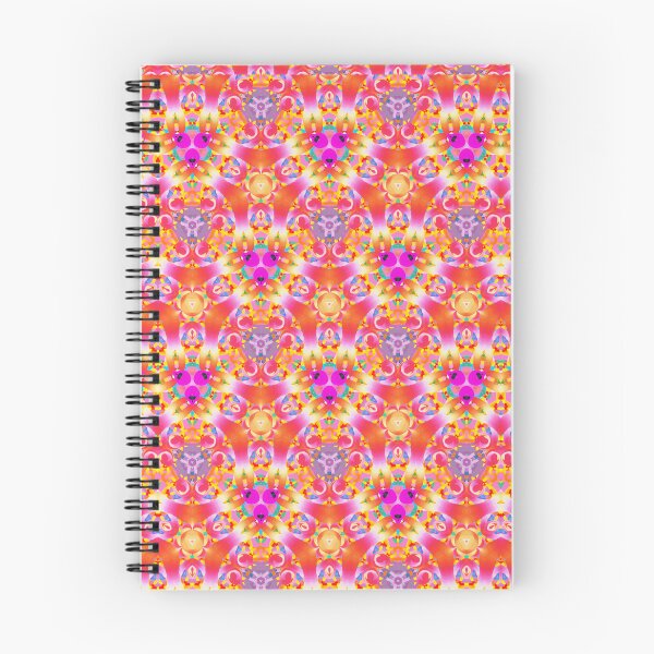 Item preview, FIRECRACKER! MANDALA NEO DAISY CHAIN Red Pink Psychedelic Groovy SACRED GEOMETRY MATH College Dorm Decor designed and sold by Spinning Plates 360.
