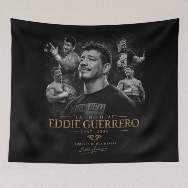 Item preview, Eddie Guerrero WWE Wrestling Legend Inspired Tribute Art Black and White designed and sold by ARbyCharlie.