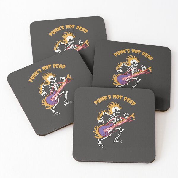 Item preview, Pop Punk is Not Dead Skull Guitar Illustration designed and sold by beboplab.