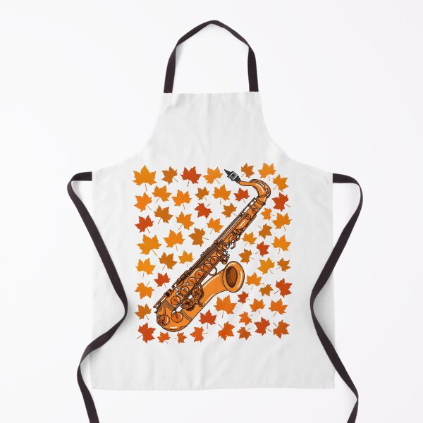 Item preview, Fall Saxophone With Leaves, Saxophonist Musician Autumn designed and sold by doodlerob.