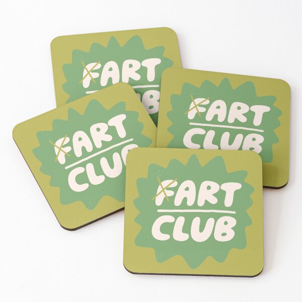 Item preview, Fart and Art Club Badge (Green) designed and sold by yellowflowerhut.