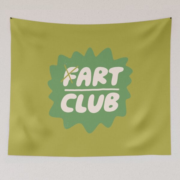 Item preview, Fart and Art Club Badge (Green) designed and sold by yellowflowerhut.