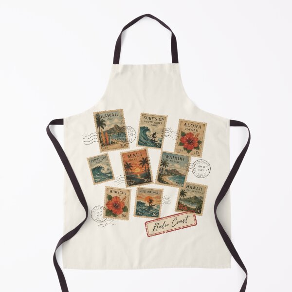 Item preview, Vintage Hawaii Postage Stamps | Tropical Surf Collection | Nalu Coast designed and sold by Nalu Coast.