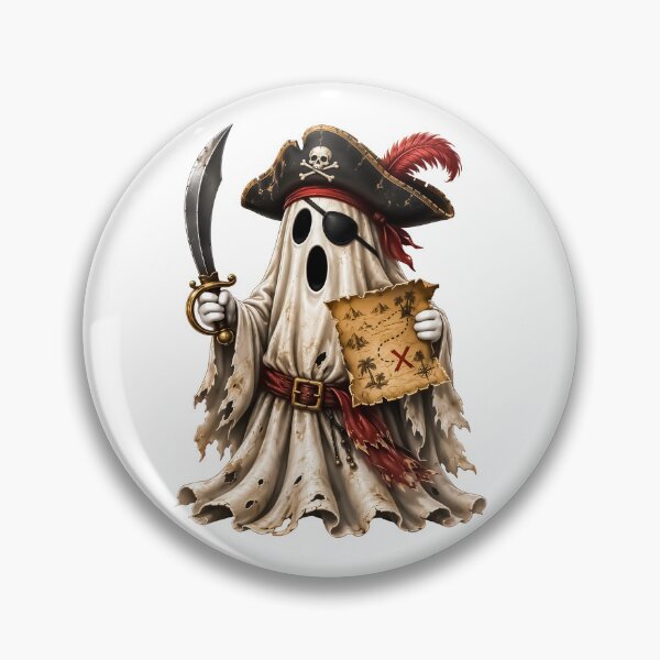 Item preview, Halloween Pirate Ghost Captain Design designed and sold by Mterry1202.