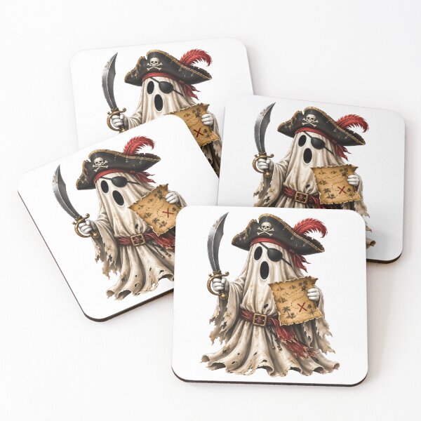 Item preview, Halloween Pirate Ghost Captain Design designed and sold by Mterry1202.