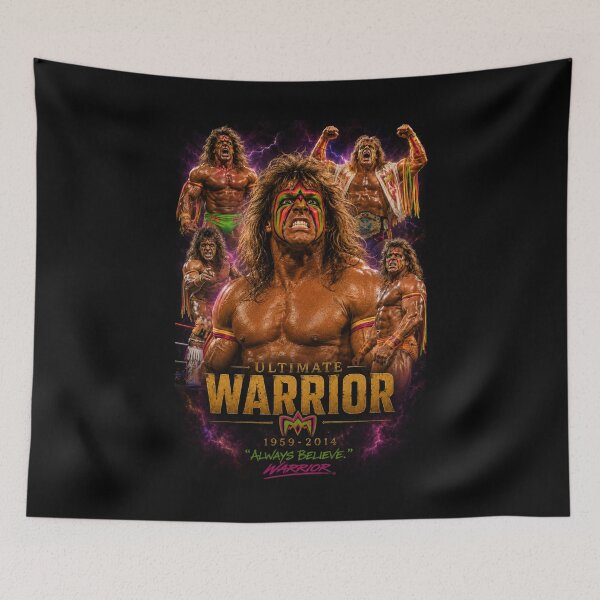 Artikelvorschau, Kunst-Hommage an die WWE-Wrestling-Legende Ultimate Warrior entworfen und verkauft von ARbyCharlie.