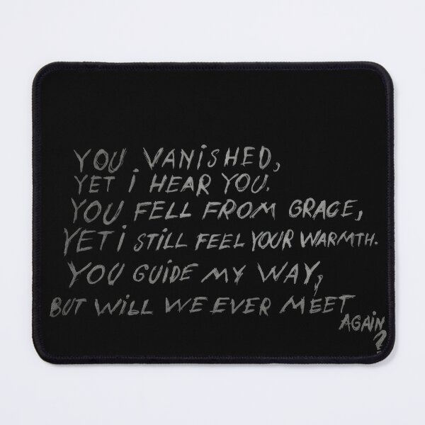 Item preview, Will We Ever Meet Again - Gothic Typography Dark Poetry Quote designed and sold by Xriti06.