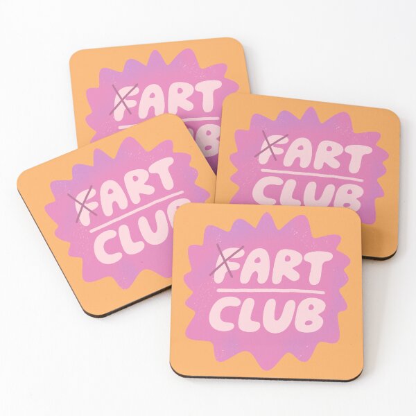 Item preview, Fart and Art Club Badge (Purple) designed and sold by yellowflowerhut.