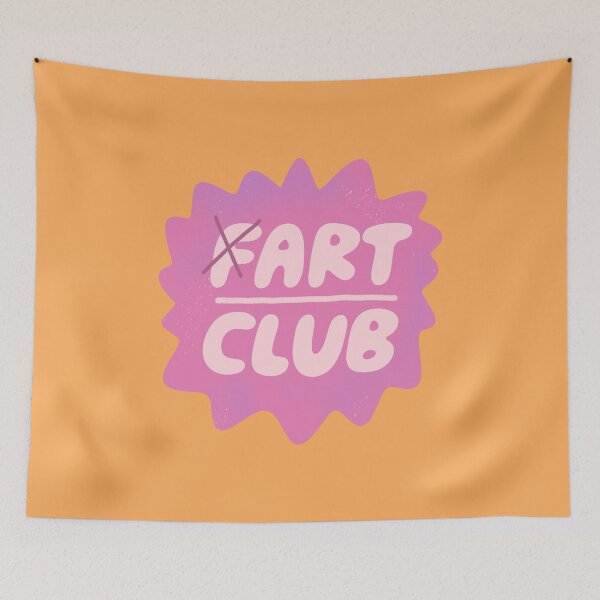 Item preview, Fart and Art Club Badge (Purple) designed and sold by yellowflowerhut.