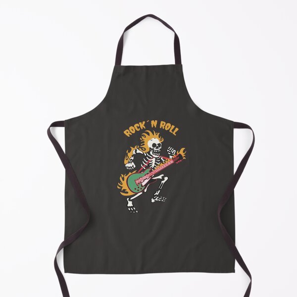 Item preview, Foo Fighters Skull Playing Guitar Illustration designed and sold by beboplab.