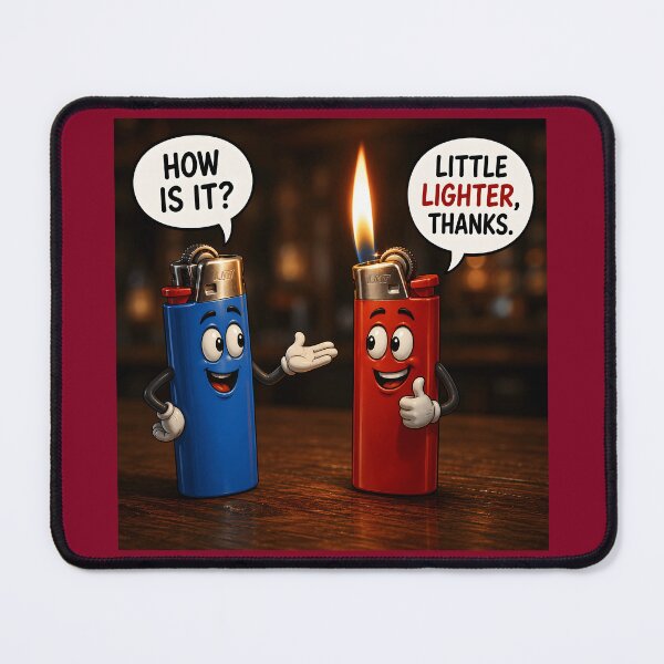 Item preview, Little Lighter Thanks Funny Lighter Pun Design designed and sold by Hornace88studio.