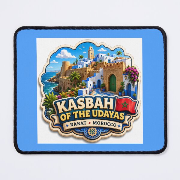 Item preview, Morocco Kasbah of the Udayas Cute 3D Label  ??  designed and sold by PaintMeWorld.
