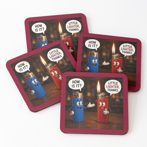 Item preview, Little Lighter Thanks Funny Lighter Pun Design designed and sold by Hornace88studio.