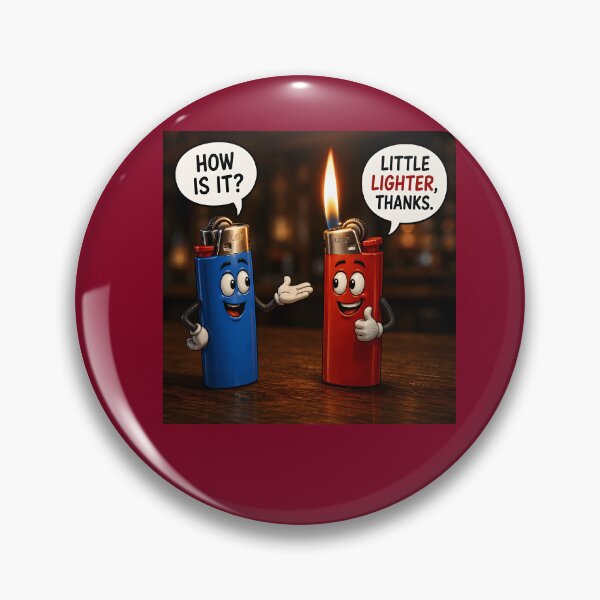 Item preview, Little Lighter Thanks Funny Lighter Pun Design designed and sold by Hornace88studio.