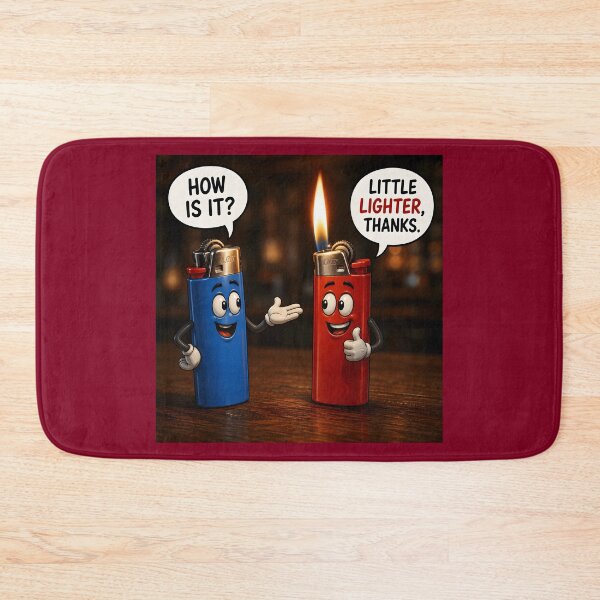 Item preview, Little Lighter Thanks Funny Lighter Pun Design designed and sold by Hornace88studio.