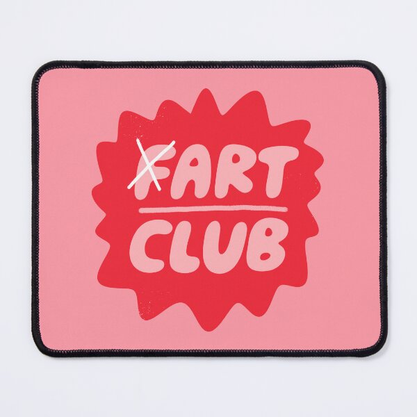 Item preview, Fart and Art Club Badge (Red) designed and sold by yellowflowerhut.