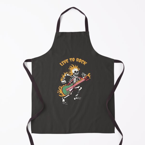Item preview, Foo Fighters Skull Playing Guitar Illustration designed and sold by beboplab.