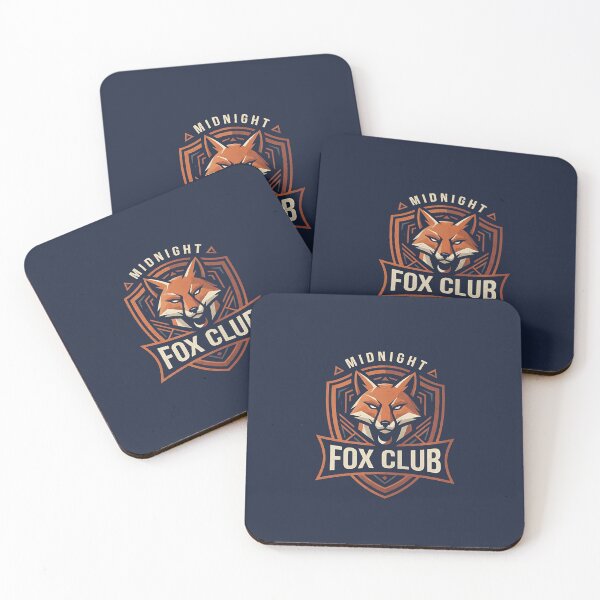 Item preview, Midnight Fox Club Vintage Badge designed and sold by Zazz Lee.