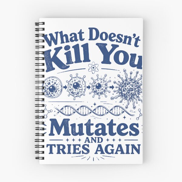 Item preview, What Doesn't Kill You Mutates And Tries Again Bacteria mutates and Tries Again Funny Science Microbiology designed and sold by VGAfanatic.