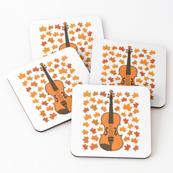 Item preview, Fall Violin With Leaves, Violinist Musician Autumn designed and sold by doodlerob.