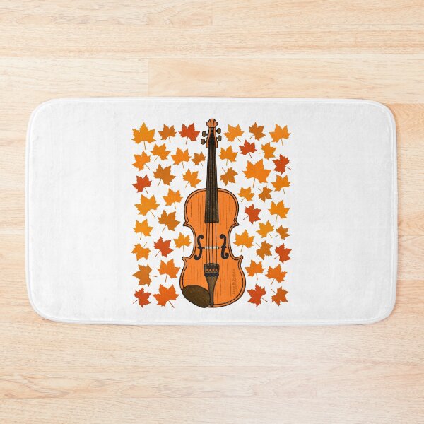 Item preview, Fall Violin With Leaves, Violinist Musician Autumn designed and sold by doodlerob.