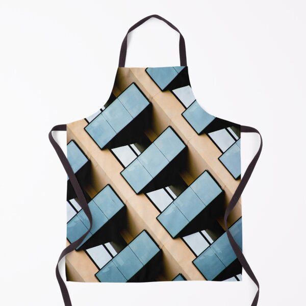 Item preview, Blue and Beige Geometric Building Architecture designed and sold by Hena Tayeb.