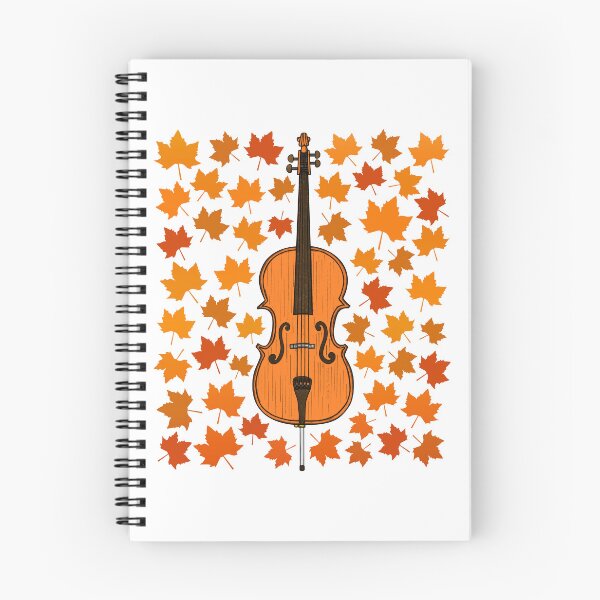 Item preview, Fall Cello With Leaves, Cellist Musician Autumn designed and sold by doodlerob.