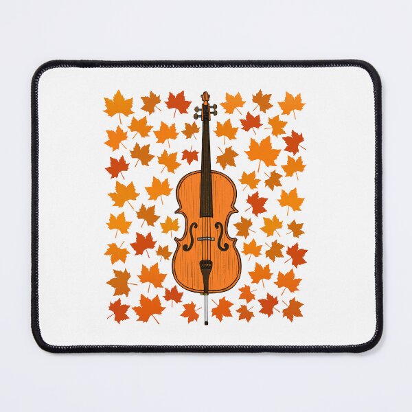 Item preview, Fall Cello With Leaves, Cellist Musician Autumn designed and sold by doodlerob.