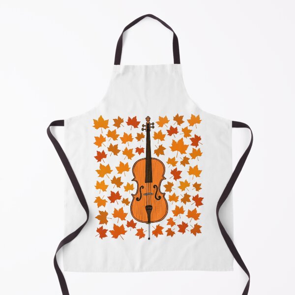 Item preview, Fall Cello With Leaves, Cellist Musician Autumn designed and sold by doodlerob.