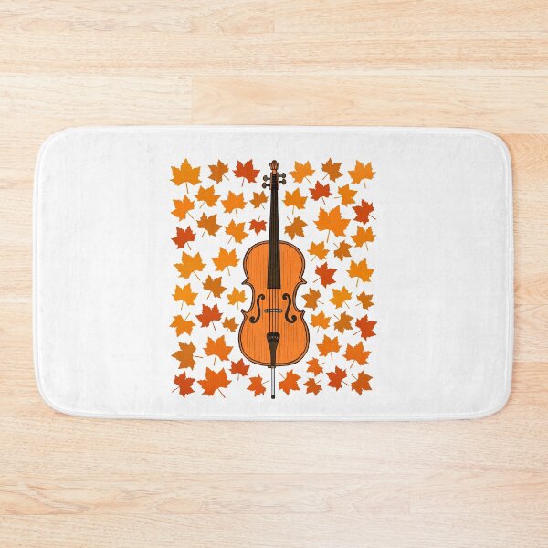 Item preview, Fall Cello With Leaves, Cellist Musician Autumn designed and sold by doodlerob.