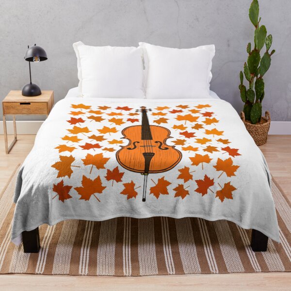 Item preview, Fall Cello With Leaves, Cellist Musician Autumn designed and sold by doodlerob.
