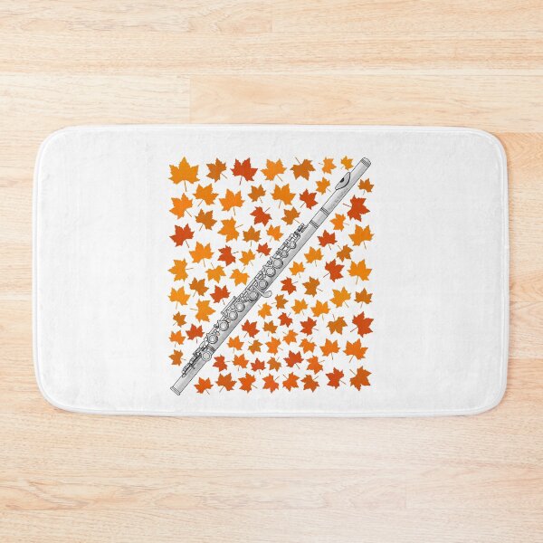 Item preview, Fall Flute With Leaves, Flutist Musician Autumn designed and sold by doodlerob.
