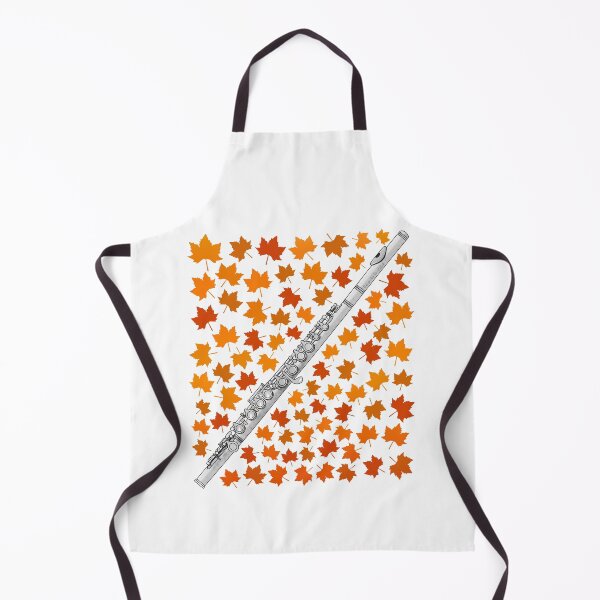 Item preview, Fall Flute With Leaves, Flutist Musician Autumn designed and sold by doodlerob.